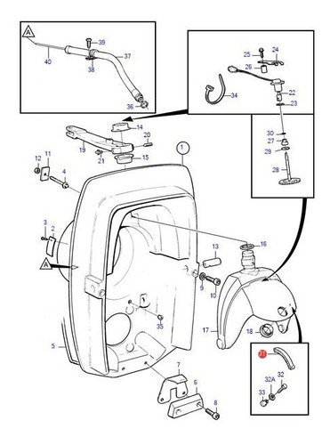3856815 Cremalheira Direção Rabetas Volvo Penta Dp