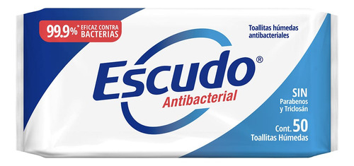 Toallitas desinfectantes Escudo antibacterial 50 toallitas
