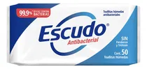 Comprar Toallitas Humedas Antibacteriales Escudo 50 Piezas