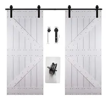 Comprar Kit Para Puertas Granero\u002Festablo Premium 2mts Puerta Doble