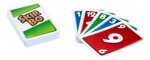 Juego De Cartas Skip Bo Mattel De Los Creadores De Uno