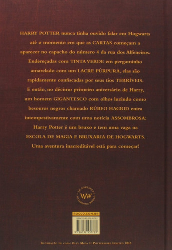 Livro - Harry Potter E A Pedra Filosofal - Capa Dura
