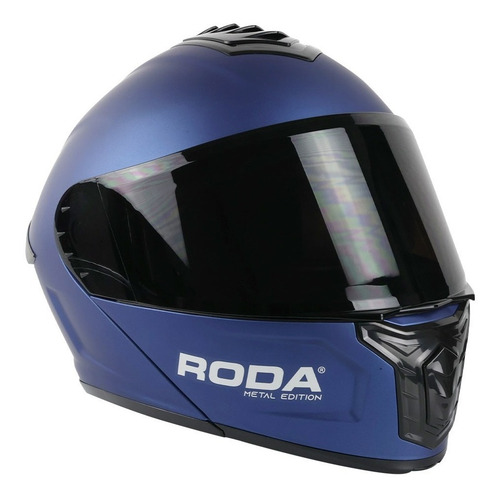 Imagen 6 de 10 de Casco Abatible Roda Moto Pilot Gafas Dot + Mica Regalo