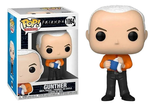 Pop Funko Gunther Com Caneca #1064 Friends Oficial Warner B.