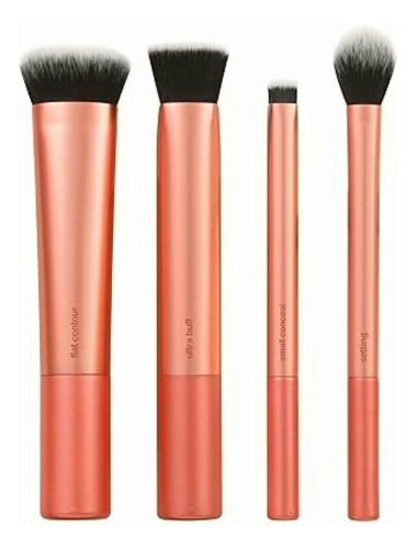 Real Techniques Face Base Makeup Brush Kit, For Concealer,