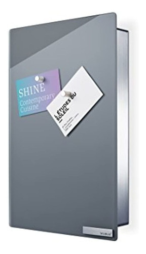 Blomus 65372 Velio Glass Magnet Board Con Gancho Organizador