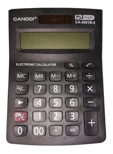 Imagen 1 de 2 de Calculadora De Escritorio Pantalla Grande 12 Digitos Memoria