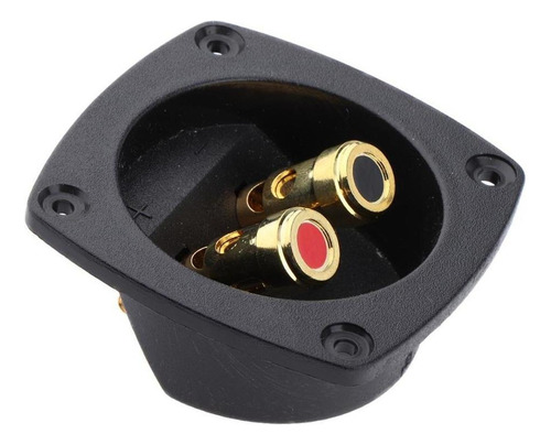 Caja De Conexiones Mini Bocinas Amplificador Dual Conector -