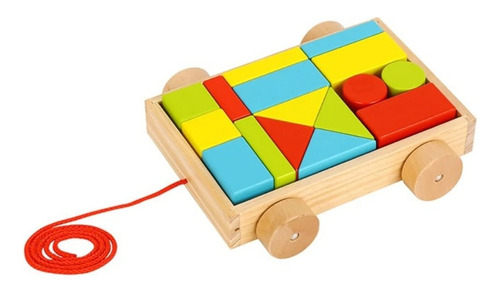 Mini Block & Roll- Encastre Con Arrastre Tooky Toy