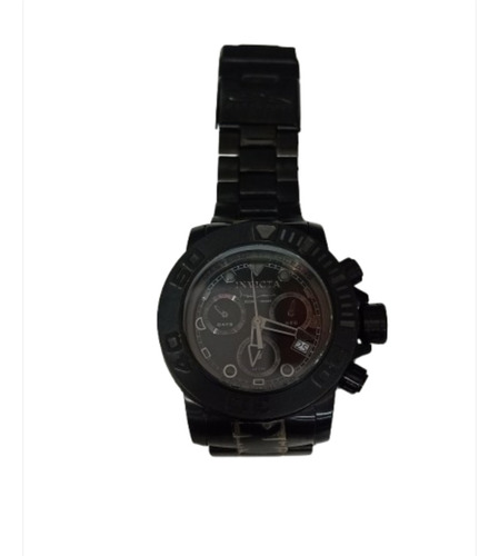 Reloj Invicta Sea Hunter 19605 Con Caja Y Manual Negro Negro Negro (Usado)