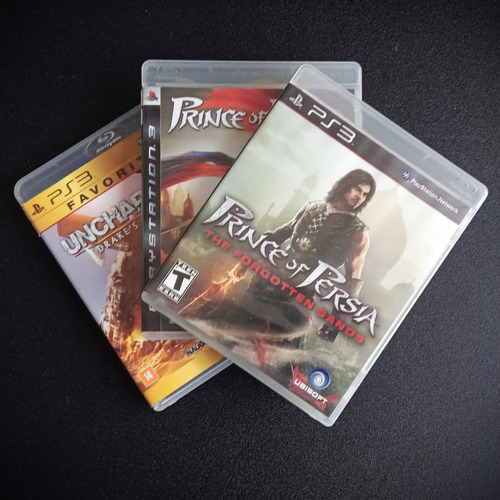 Prince Of Persia + Forgotten Sands + Uncharted 3 - Ps3 (Usado)