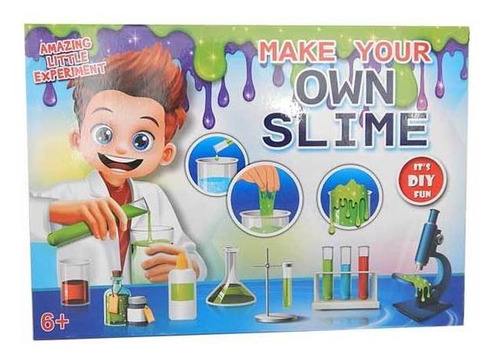 Slime Kit Juego Químico Con Brillantina Niños Supergym
