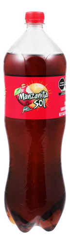 6 Pack Refresco Manzana Manzanita Sol 2 L