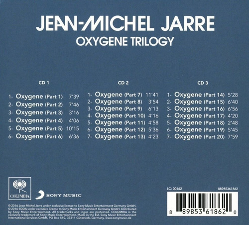Box Vinilo Jean Michel Jarre Oxygene Trilogy (vinilohome)