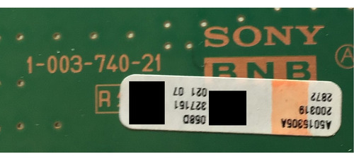 Main Sony A5015305a 058 1-003-740-21 Xbr-75x800h (Usado)