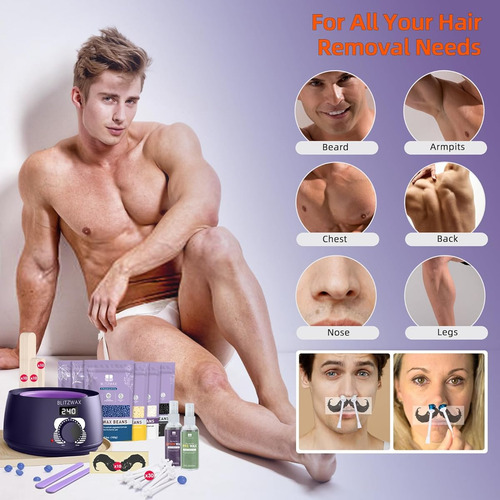 Kit De Cera Para La Nariz Blitzwax Hombres Y Mujeres