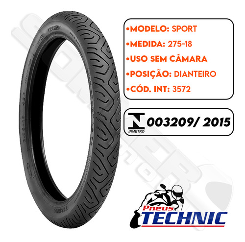 Par Pneu Comet 150 275-18 + 90-90-18 Sport Technic