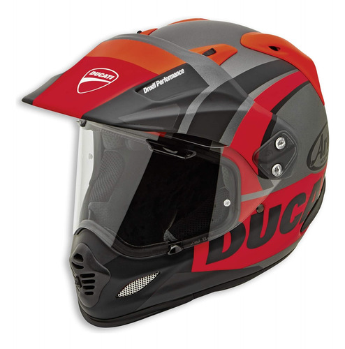 Casco Para Moto Ducati Tour V4 Ful Talla M Color Gris 693