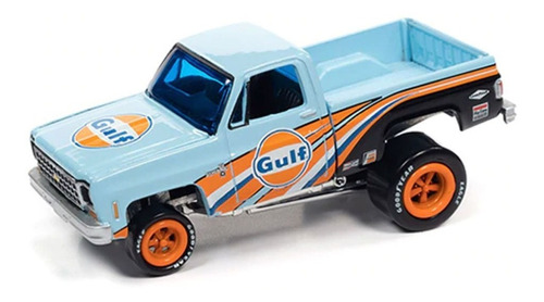 Auto Colección - 1980 Chevy Silverado Pickup Gulf (1:64)