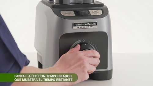 Licuadora Hamilton Beach Professional 58850 Vaso De Tritan Color Plata