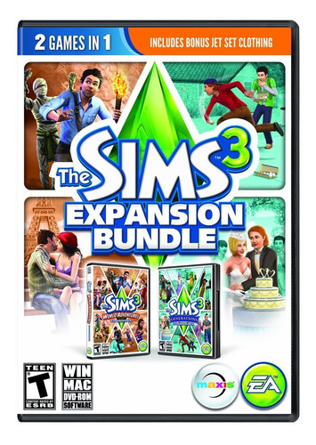 Electronic Arts 73123 Sims 3 Expansion Bundle Pc