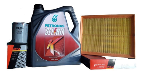 Selenia K 15w40 + Kit De Filtros Fiat Palio-siena 2 Filtros!