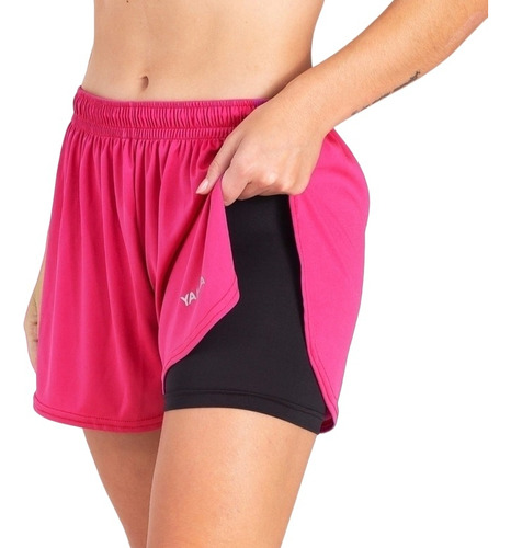 Short Running Con Calza Mujer Deportivo Gym Yakka