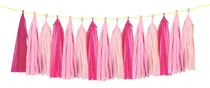 Comprar Guirnalda De Borlas De Papel De Seda Pancarta De Borlas Deco