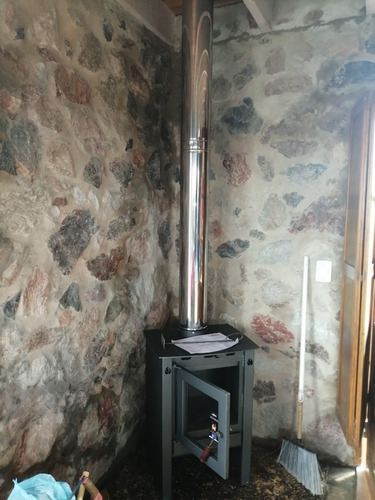 Kit Calefactor Bosca Amesti Ñuke Caños Acero Inoxidable