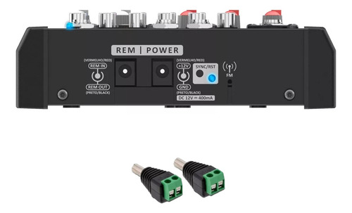 Mesa De Som Automotivo Stm1003 12v Multiplayer Cabo 1 Metro
