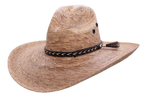 Sombrero Unisex Tipo Sahuayo Roba Vacas Palma Natural Fresco