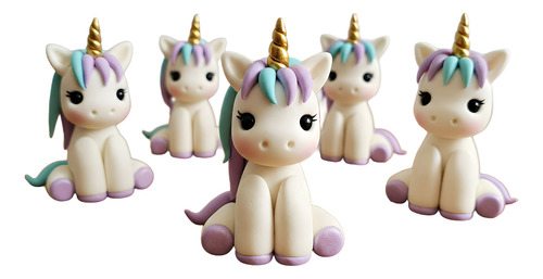 Souvenirs Unicornios O Ponys X 10 Unidades Porcelana Fria