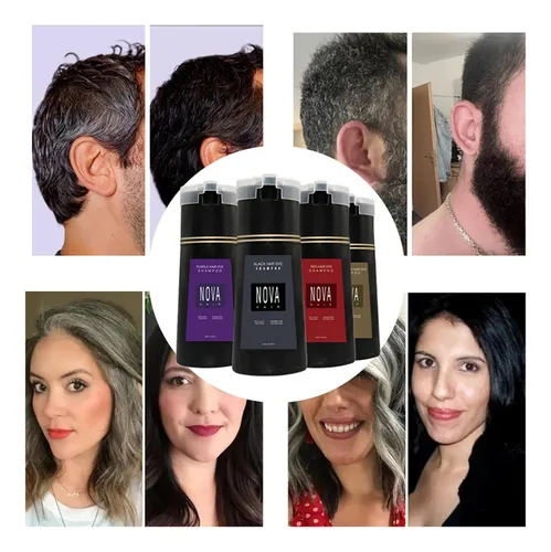 Champú Nova Hair Dye, Champú Para Teñir El Cabello