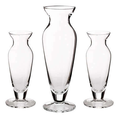 Lillian Rose Jarron Cristal 3 Pieza Unity Sand Ceremony Set