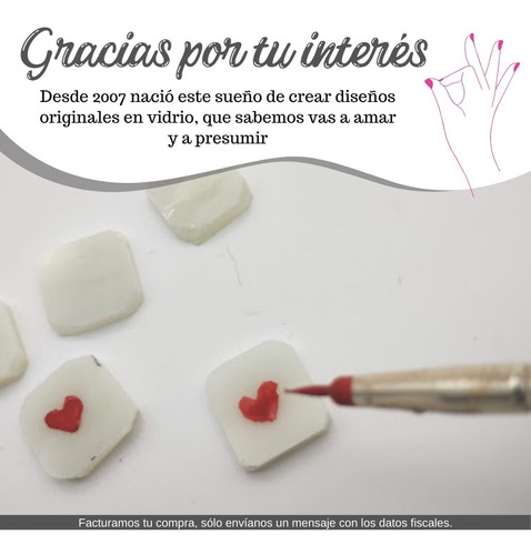 Imagen 5 de 6 de Aretes Largos Con Corazón Pintado A Mano