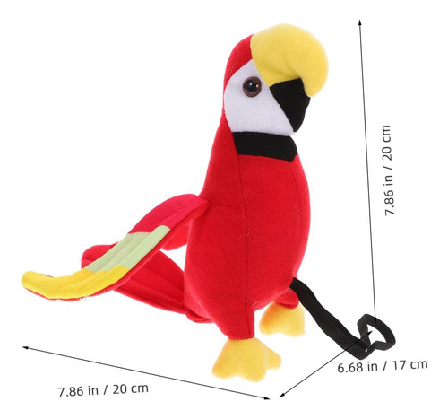 Loro Relleno Pájaro De Peluche Loro De Peluche Para Apoyo De