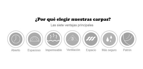 Imagen 5 de 8 de Carpa Auto-armable Pop Up 3 Personas