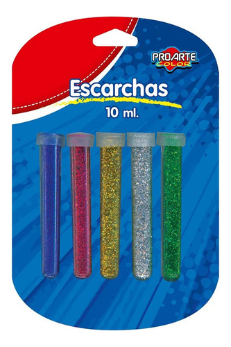 Blister Proarte Escarcha 5 Colores