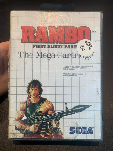 Rambo First Blood Part 2 Sega Master System