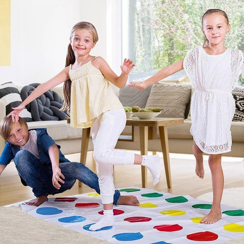 Fiesta De Interacción Familiar Del Clásico Juego Twister Flo