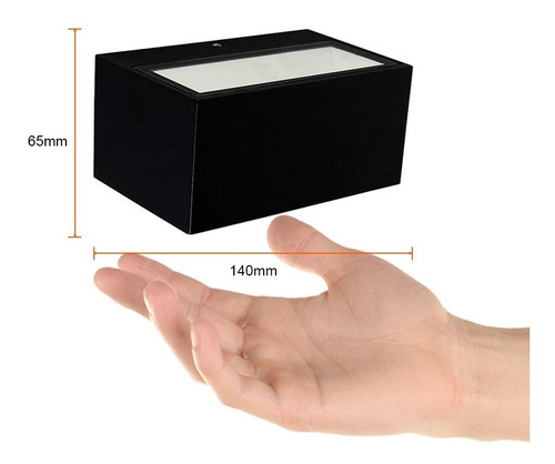 Imagen 6 de 7 de Luminaria Para Muro Exterior, Negro 9w Luz Día Tecnolite