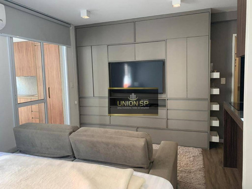 Studio Com 1 Dormitório À Venda, 35 M² Por R$ 477.000,00 - Campo Belo - São Paulo/sp - St1057