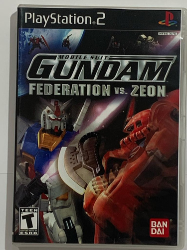 Gundam: Federation Vs Zeon Ps2 Capa E Poster Ps2