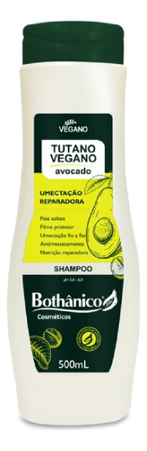 Shampoo Tutano Vegano Avocado 500ml Bothânico