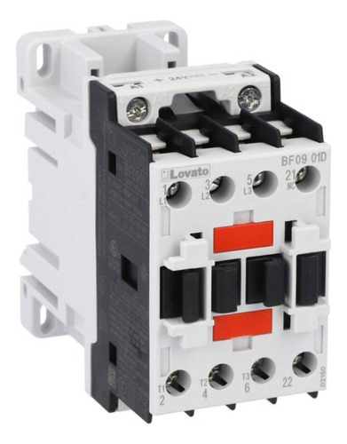 Contactor Trifásico 3p 1nc 12a Ac3 24vcd Lovato Serie Bf12