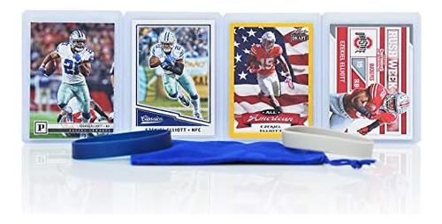 Tarjetas De Fútbol Americano De Ezekiel Elliott (4) - Paquet