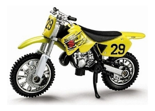 Moto Suzuki Rm 125  Escala 1:32 Medidas (6 Cmx4cmx3cm)