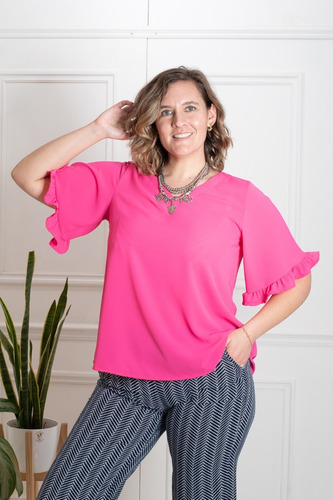 Camisa Camisola De Mujer Talles Especiales Blusa