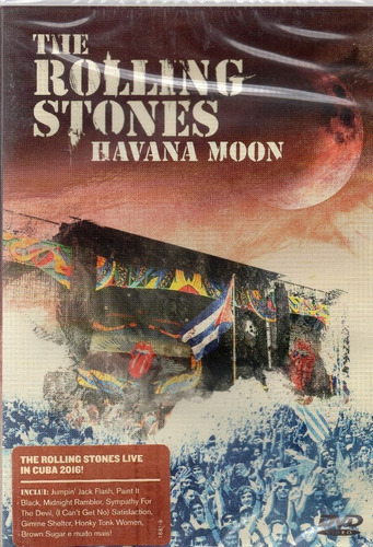 Dvd The Rolling Stones - Havana Moon Lacrado 2016 Original