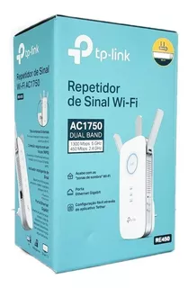 Repetidor De Sinal Dual Band Tp Link Re450 Ac1750